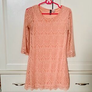 H&am dress. Color Peach.size S.